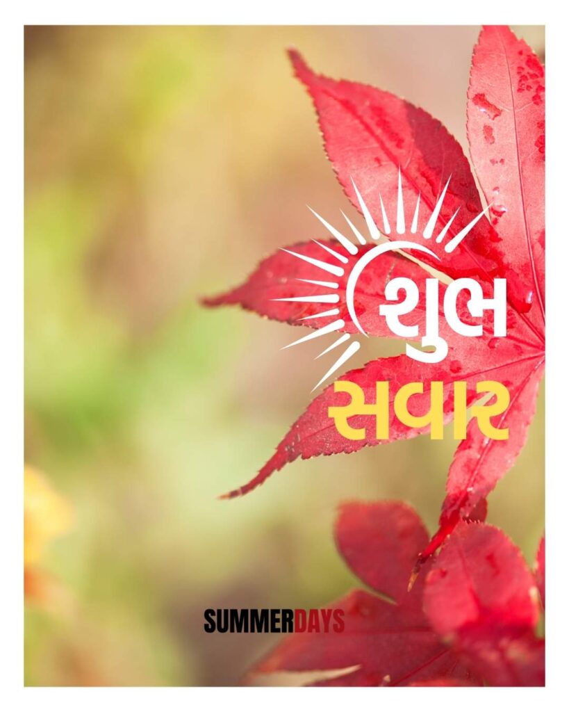 Shubh Savar in Gujarati 